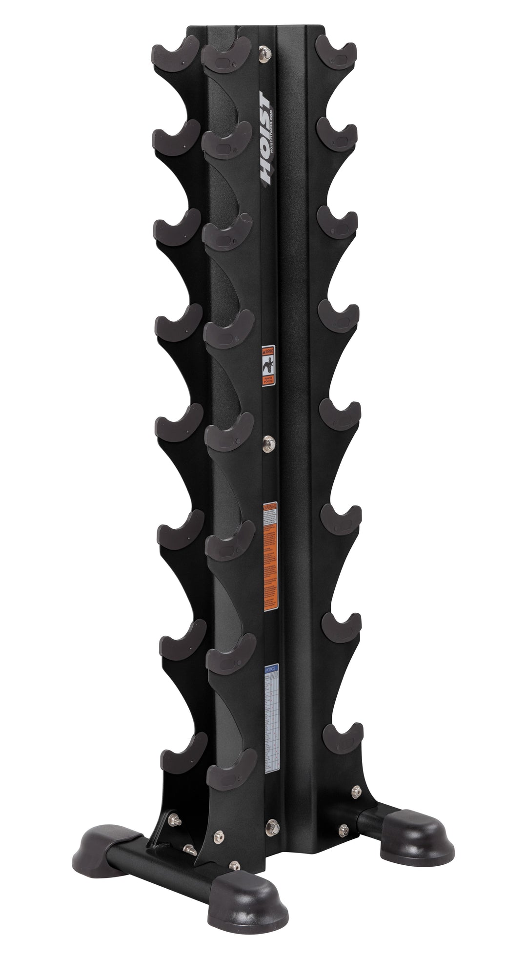 HOIST 8 PAIR VERTICAL DUMBBELL RACK (8 PAIRS) -Hex Dumbbells