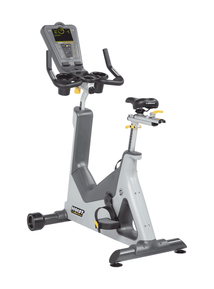 Hoist Lemond UT upright exercise bike with LCD display console