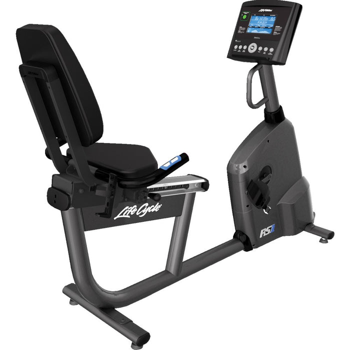 Life Fitness RS1 recumbent bike with Go console