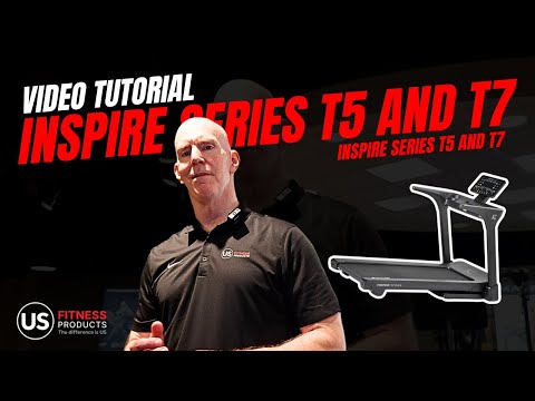 Inspire T5 & T7 treadmill tutorial YouTube video