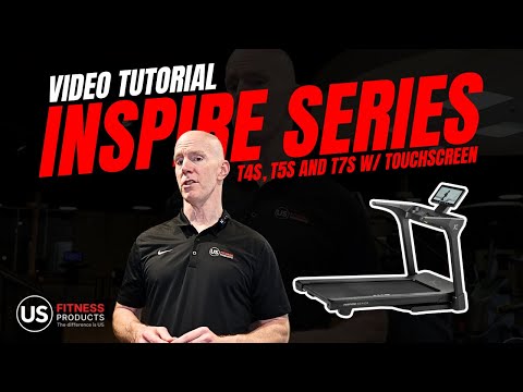 Inspire Series T4S folding treadmill YouTube tutorial video