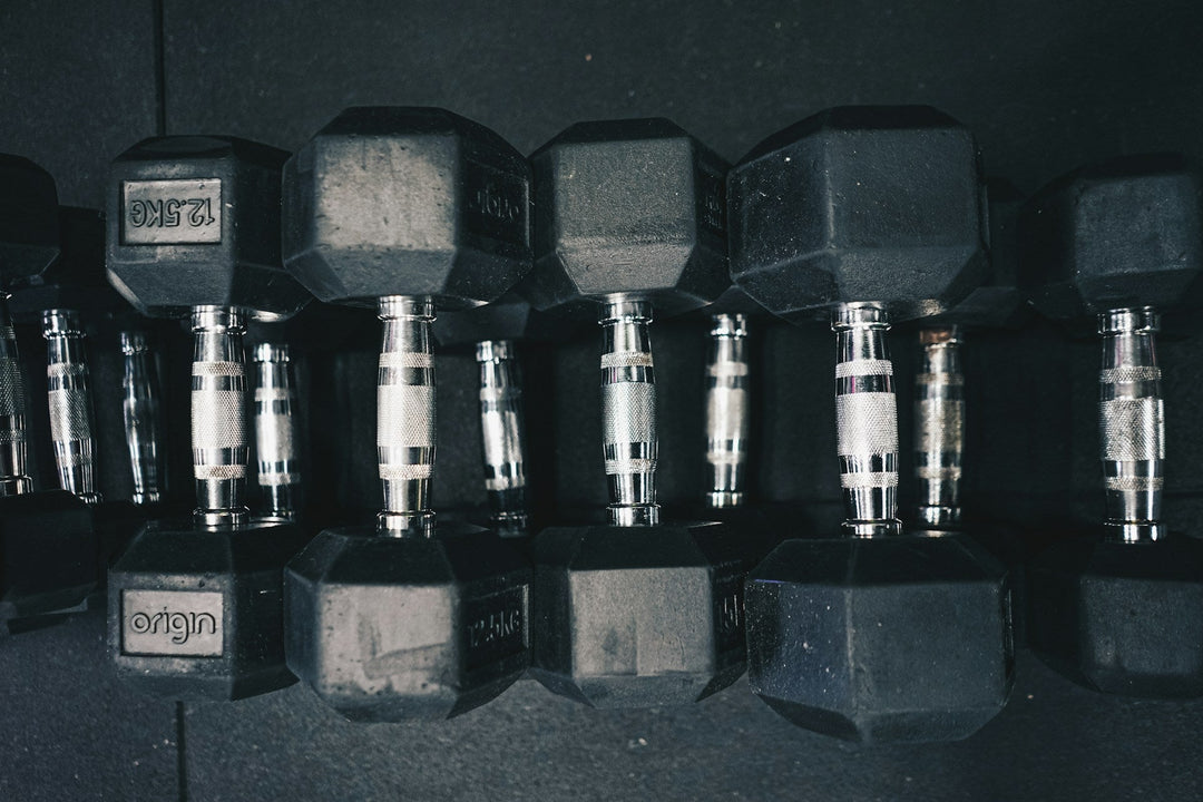 gym dumbbells