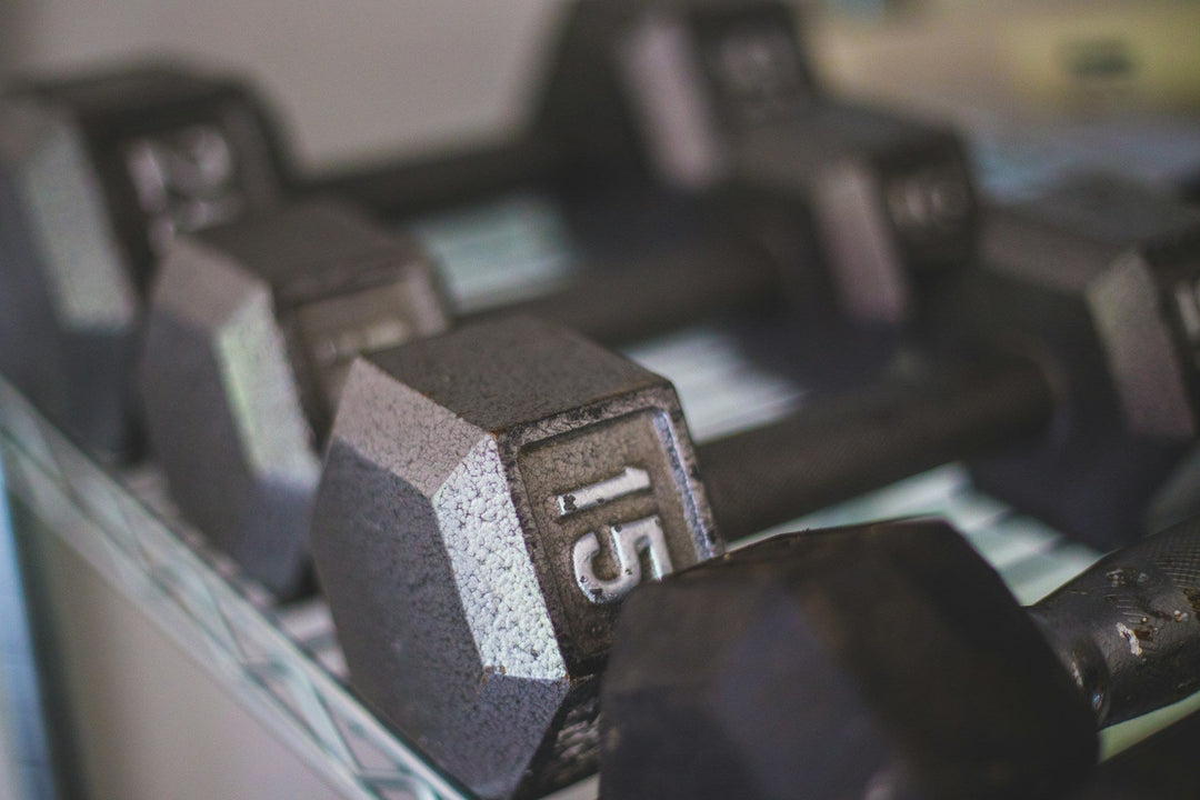 gym dumbbells