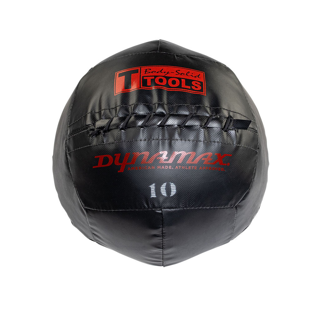 10 lb Body-Solid Premium Dynamax soft medicine ball.