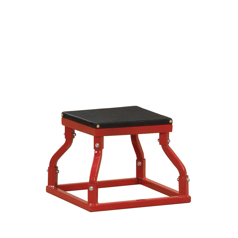 12 inch steel frame plyo box with non-slip platform.