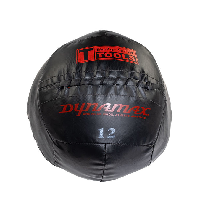 12 lb Body-Solid Premium Dynamax soft medicine ball.