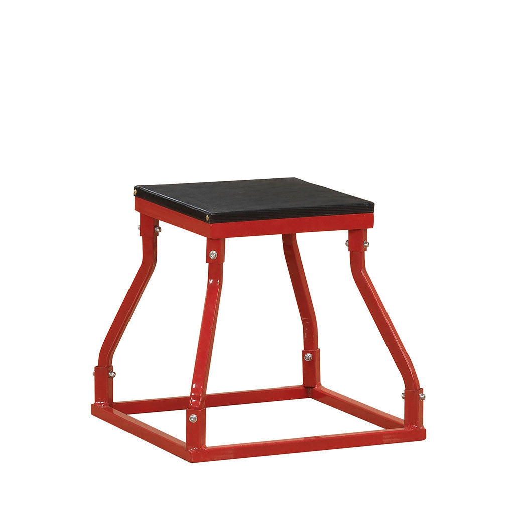 18 inch steel frame plyo box with non-slip platform.