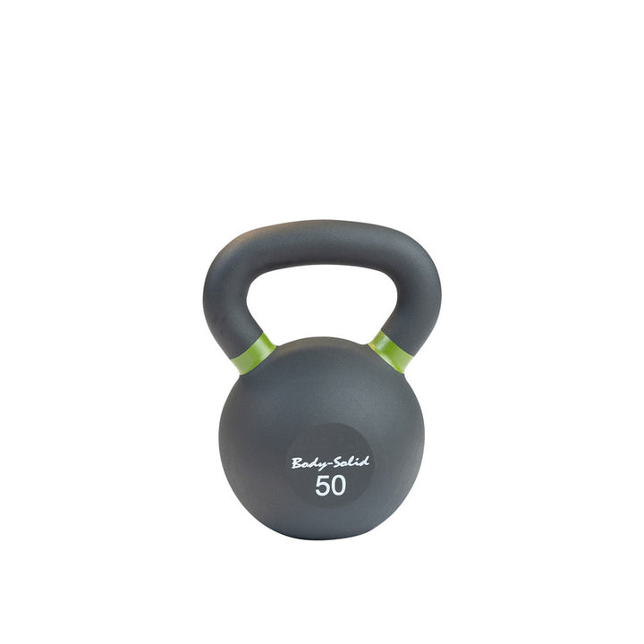 Body Solid Cast Iron Powder Coated Black Kettlebells