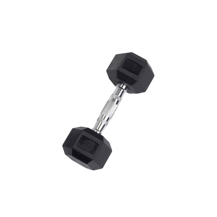 Body Solid Rubber Hex Dumbbells