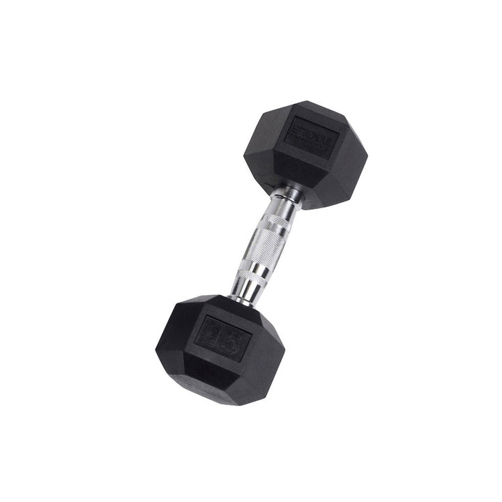 Body Solid Rubber Hex Dumbbells
