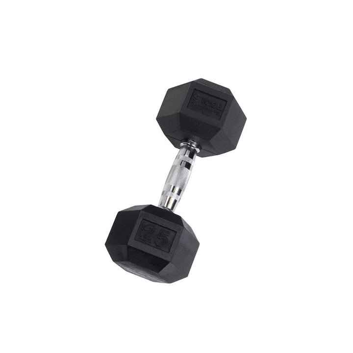 Body Solid Rubber Hex Dumbbells