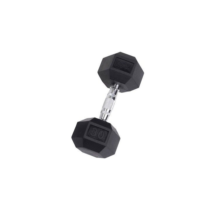 Body Solid Rubber Hex Dumbbells