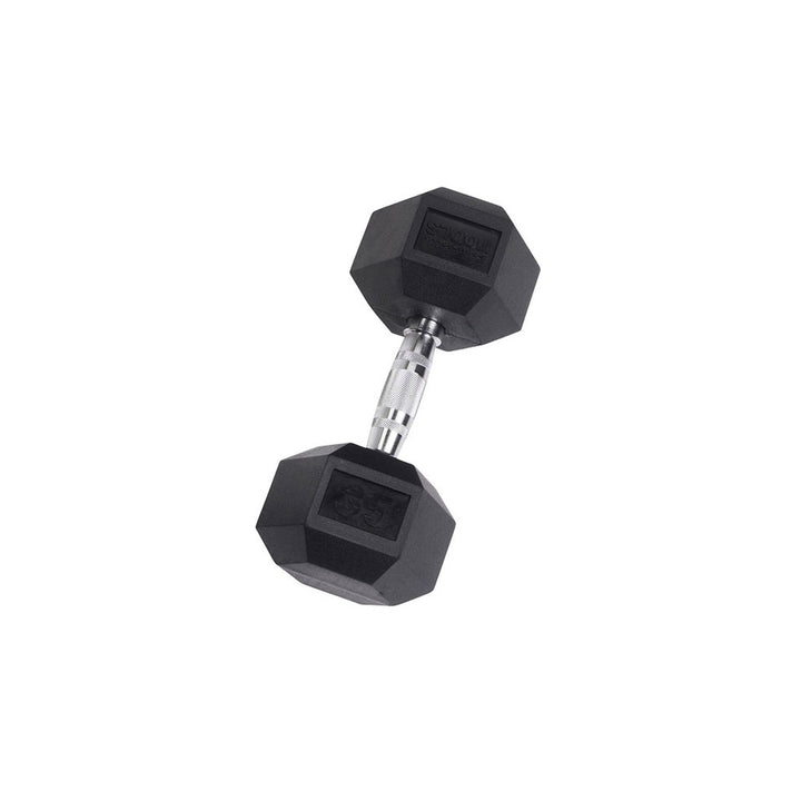 Body Solid Rubber Hex Dumbbells