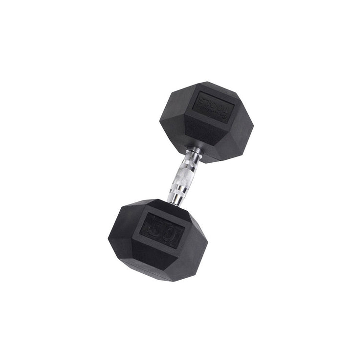 Body Solid Rubber Hex Dumbbells