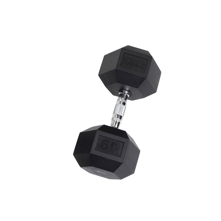 Body Solid Rubber Hex Dumbbells