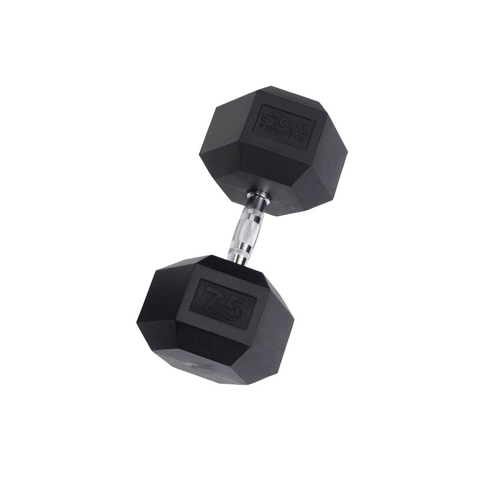 Body Solid Rubber Hex Dumbbells