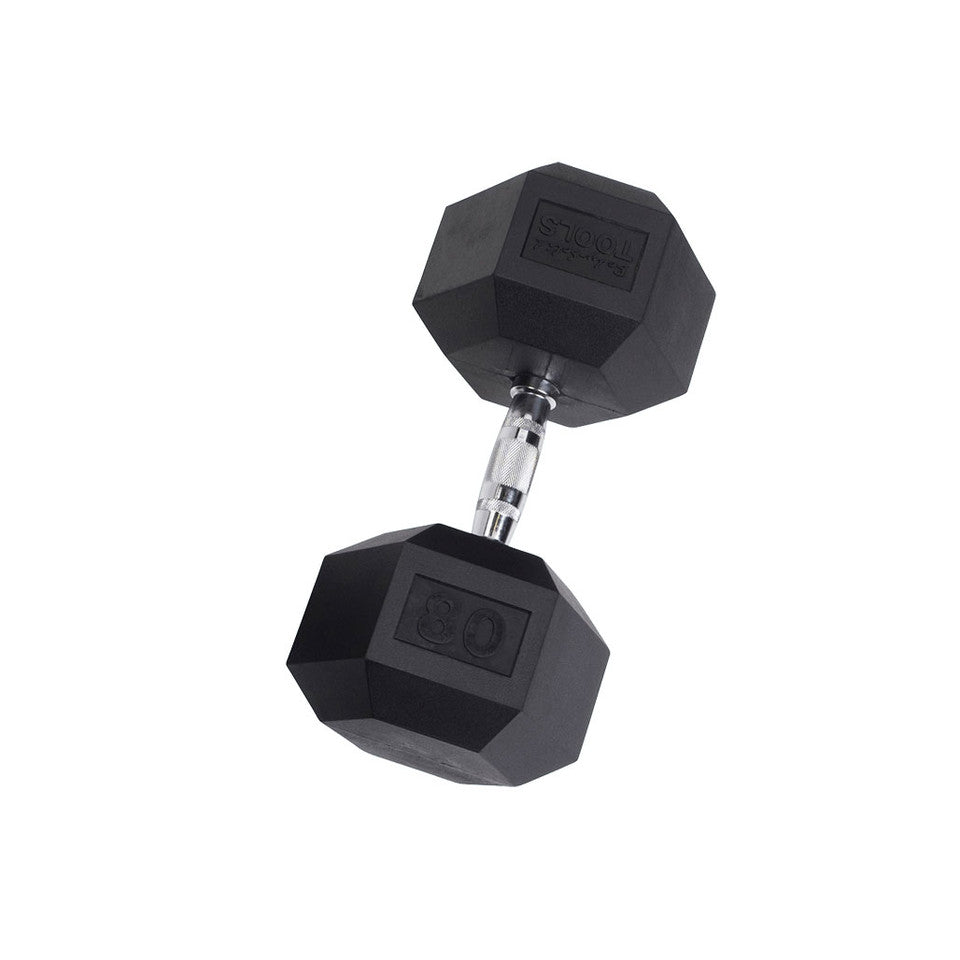Body Solid Rubber Hex Dumbbells