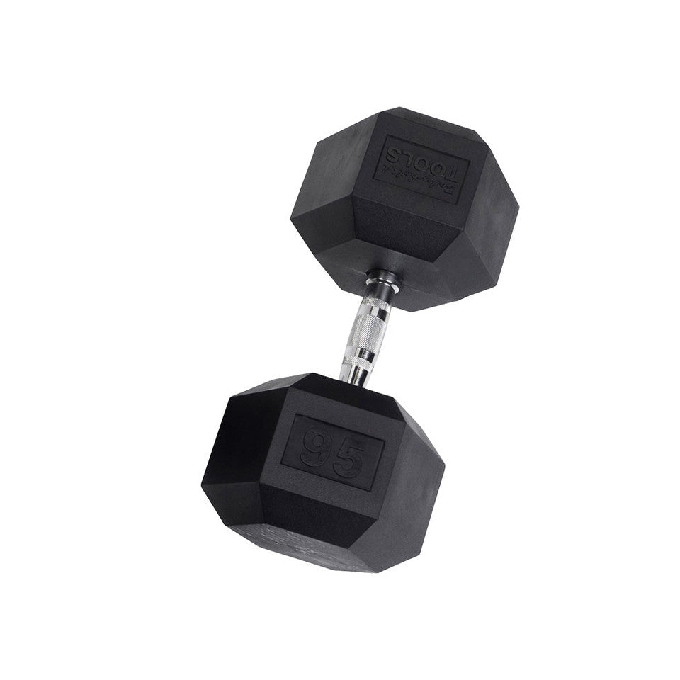 Body Solid Rubber Hex Dumbbells