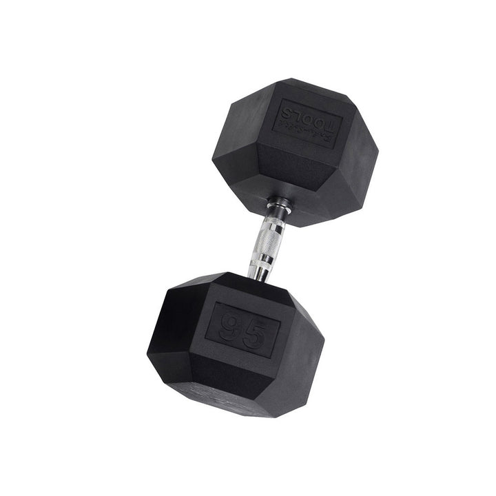 Body Solid Rubber Hex Dumbbells
