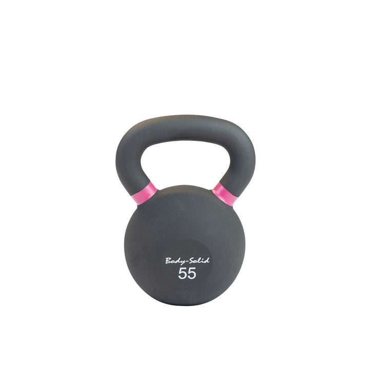 Body Solid Cast Iron Powder Coated Black Kettlebells