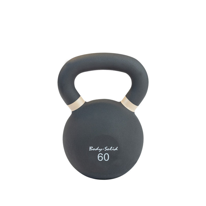 Body Solid Cast Iron Powder Coated Black Kettlebells
