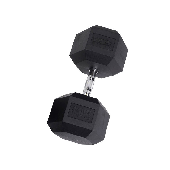 Body Solid Rubber Hex Dumbbells