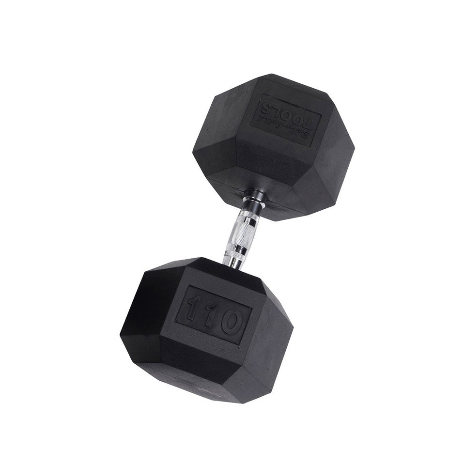 Body Solid Rubber Hex Dumbbells