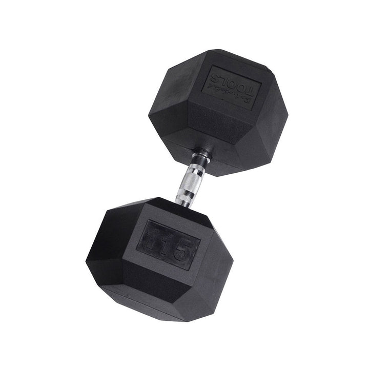 Body Solid Rubber Hex Dumbbells