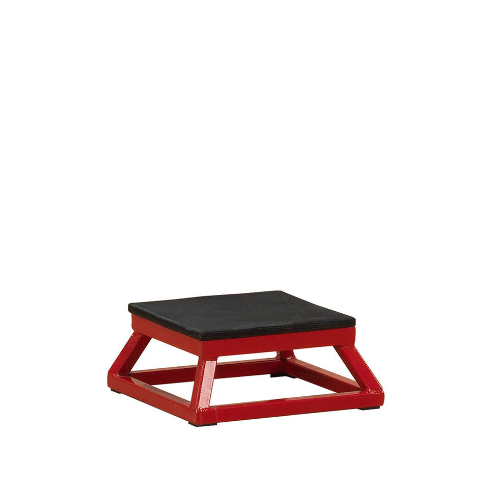 6 inch steel frame plyo box with non-slip platform.