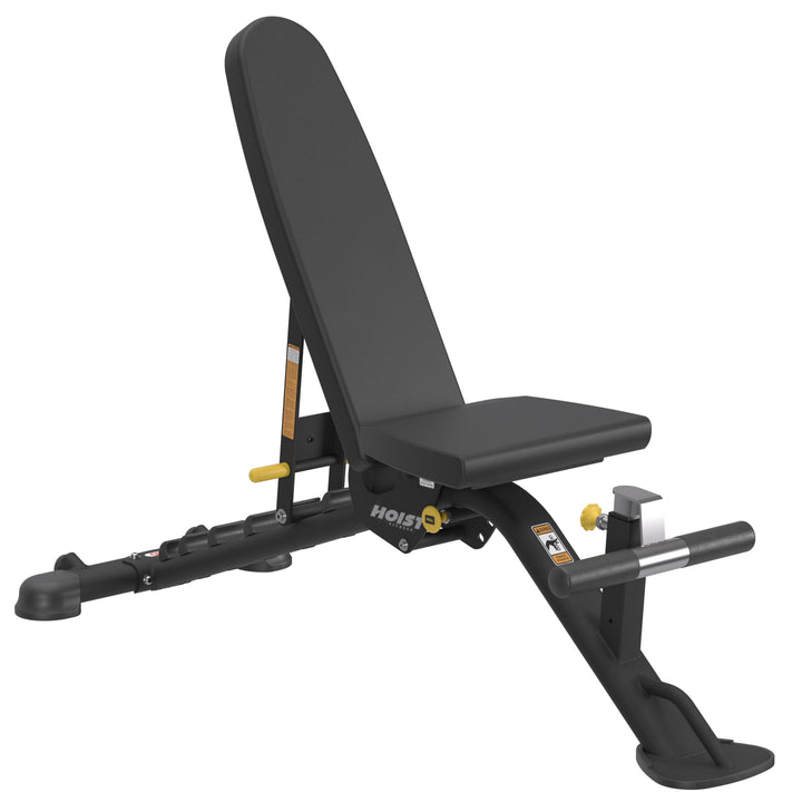 7 position FID bench adjustable incline design for full body strength training in home or commercial gym setup