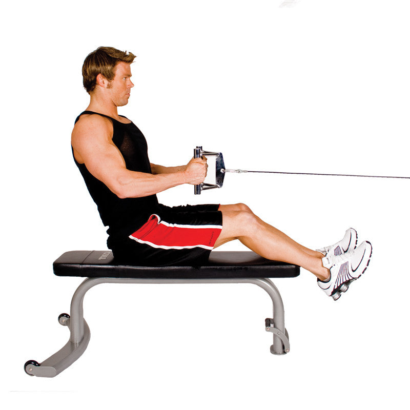 TKO Seated Row Chrome Bar w/Polyurethane