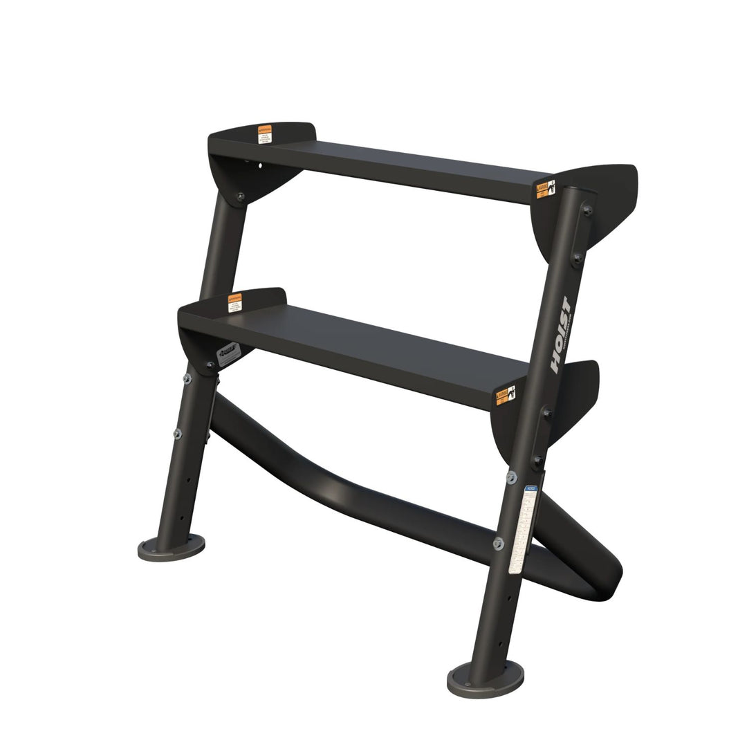 angled dumbbell rack with ergonomic design for easy access to free weights