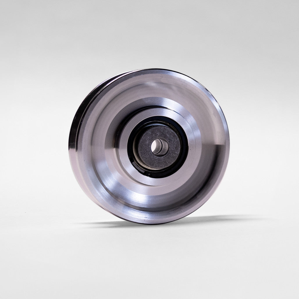 Body-Solid AP3 aluminum pulley for cable gym equipment shown from the front.