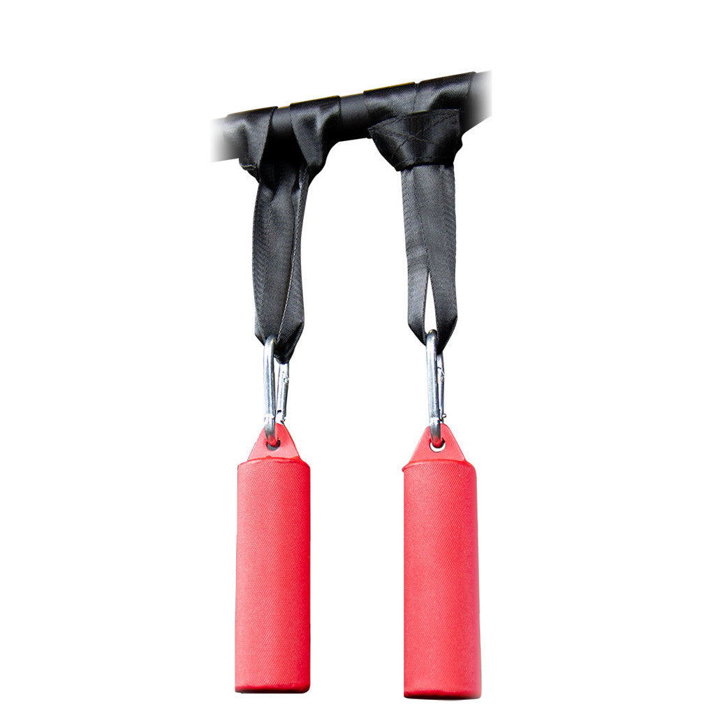 Body-Solid BSTNG nunchuck grips with nylon straps for grip training.
