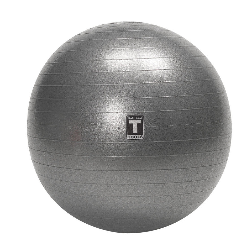 Gray Body-Solid BSTSB55 55 cm stability ball with textured horizontal surface