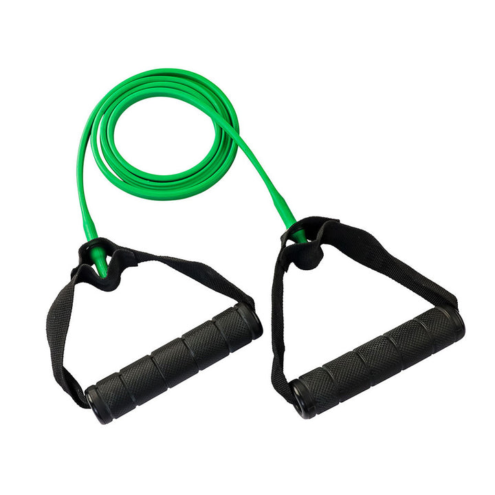 Green Body-Solid light resistance tube with two handles