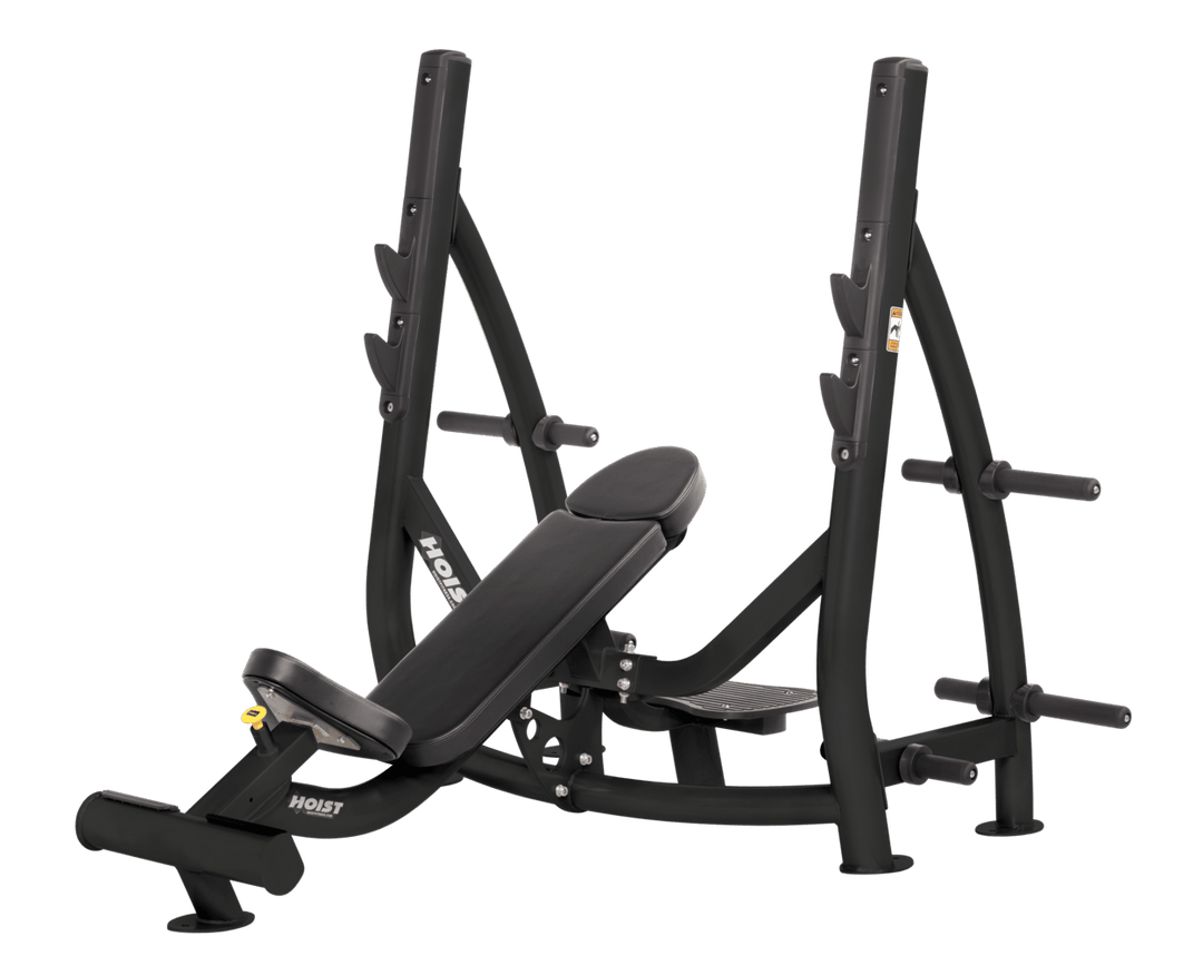HOIST INCLINE OLYMPIC BENCH WITH STORAGE