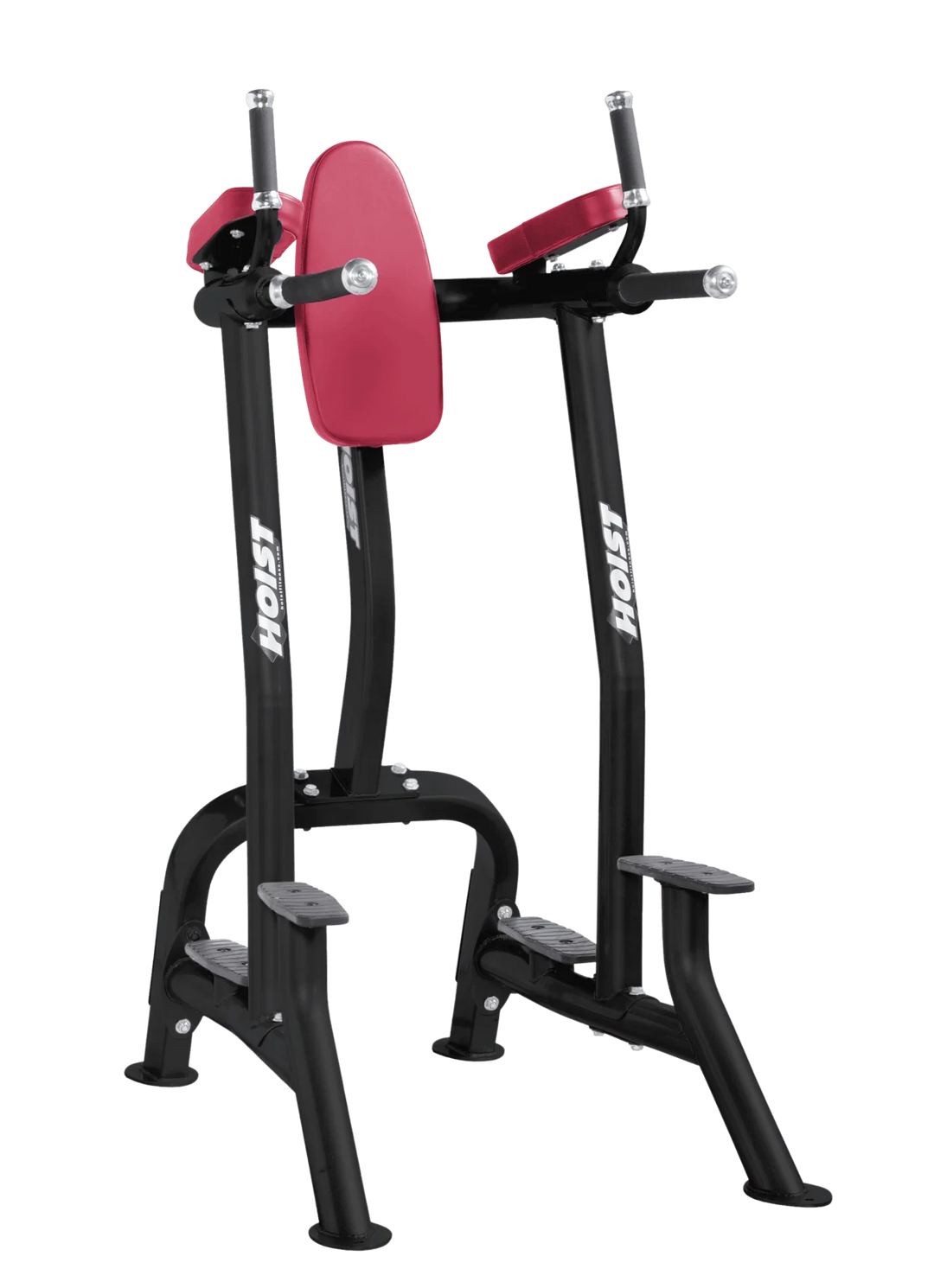Hoist american beauty commercial vertical knee raise and dip station for core, triceps, and upper body bodyweight exercises