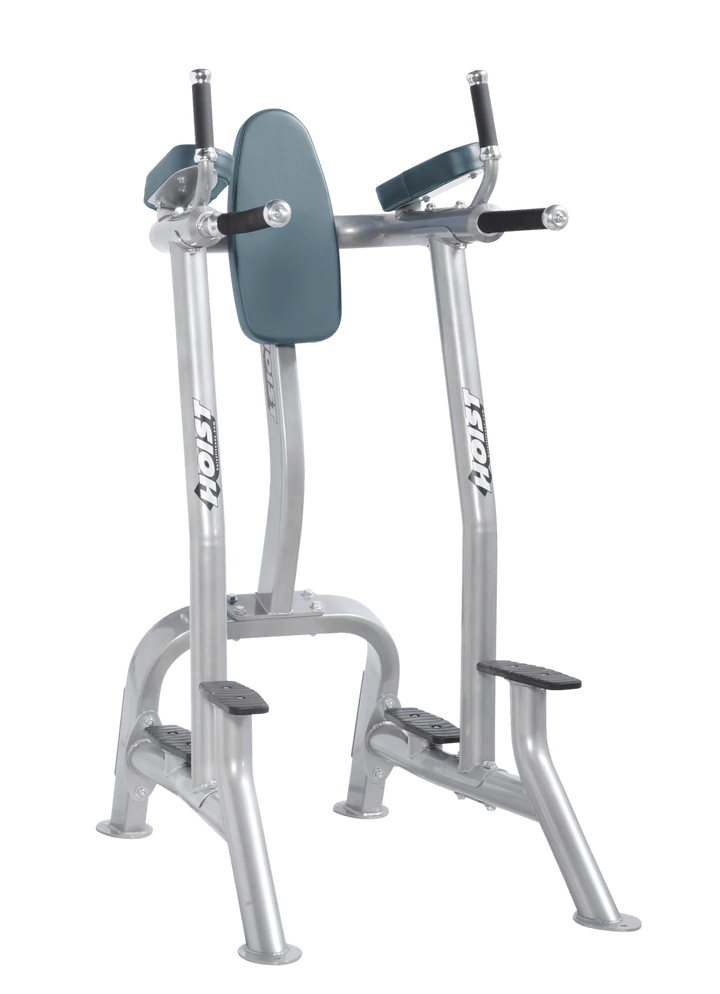 Hoist platinum blue ridge commercial vertical knee raise and dip station for core, triceps, and upper body bodyweight exercises