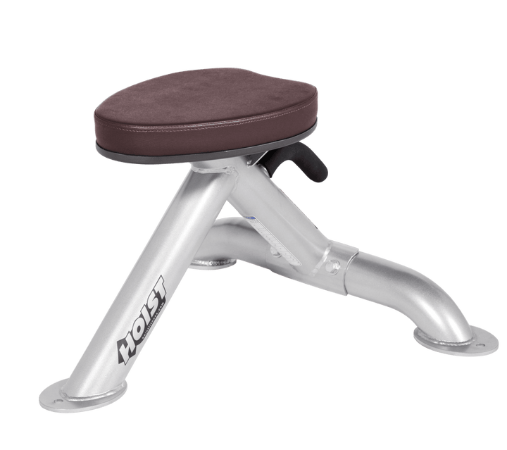 Commercial BRG platinum utility stool with padded seat and compact frame for versatile strength training support