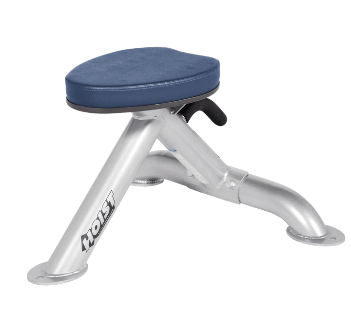 Commercial RYL platinum utility stool with padded seat and compact frame for versatile strength training support