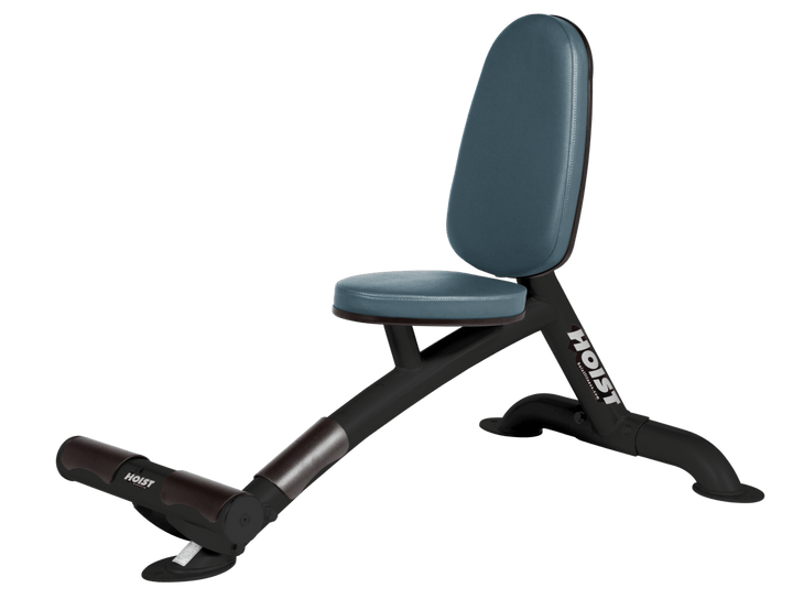 Utility BRD bench with upright back pad and seat for versatile strength training exercises