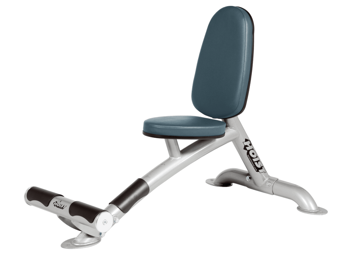 Utility BRD platinum bench with upright back pad and seat for versatile strength training exercises