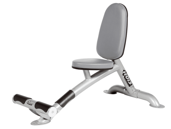 Utility DVG platinum bench with upright back pad and seat for versatile strength training exercises