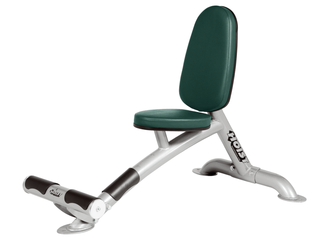 Utility HGR platinum bench with upright back pad and seat for versatile strength training exercises