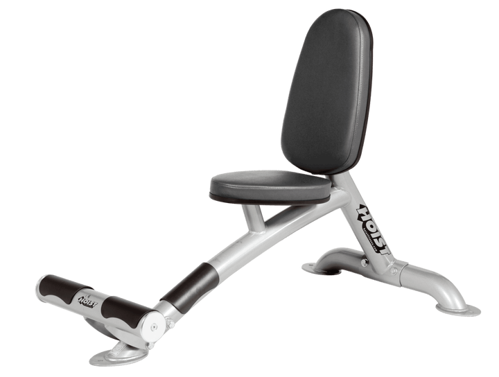 Utility SLG platinum bench with upright back pad and seat for versatile strength training exercises