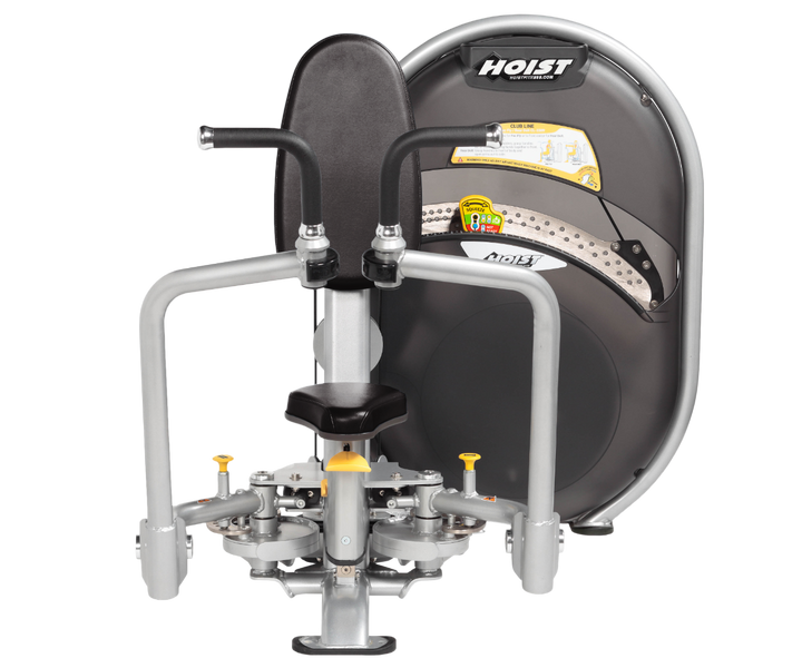 Platinum Dual-function pec fly and rear delt machine with adjustable arms and seated position for chest and shoulder training