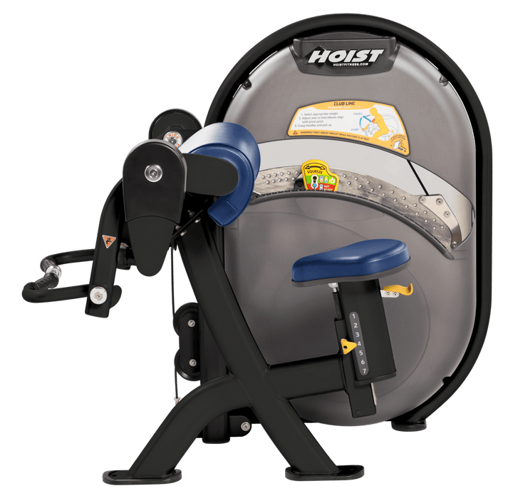 RYL Seated biceps curl machine with arm pad and rotating handles for isolated arm strength training