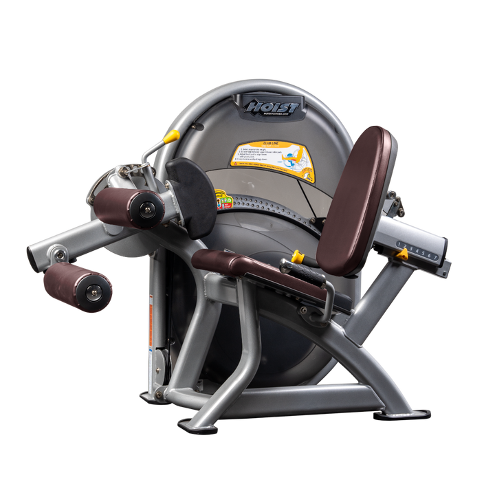 Platinum BRG Seated leg curl machine with padded rollers and adjustable back support for hamstring training