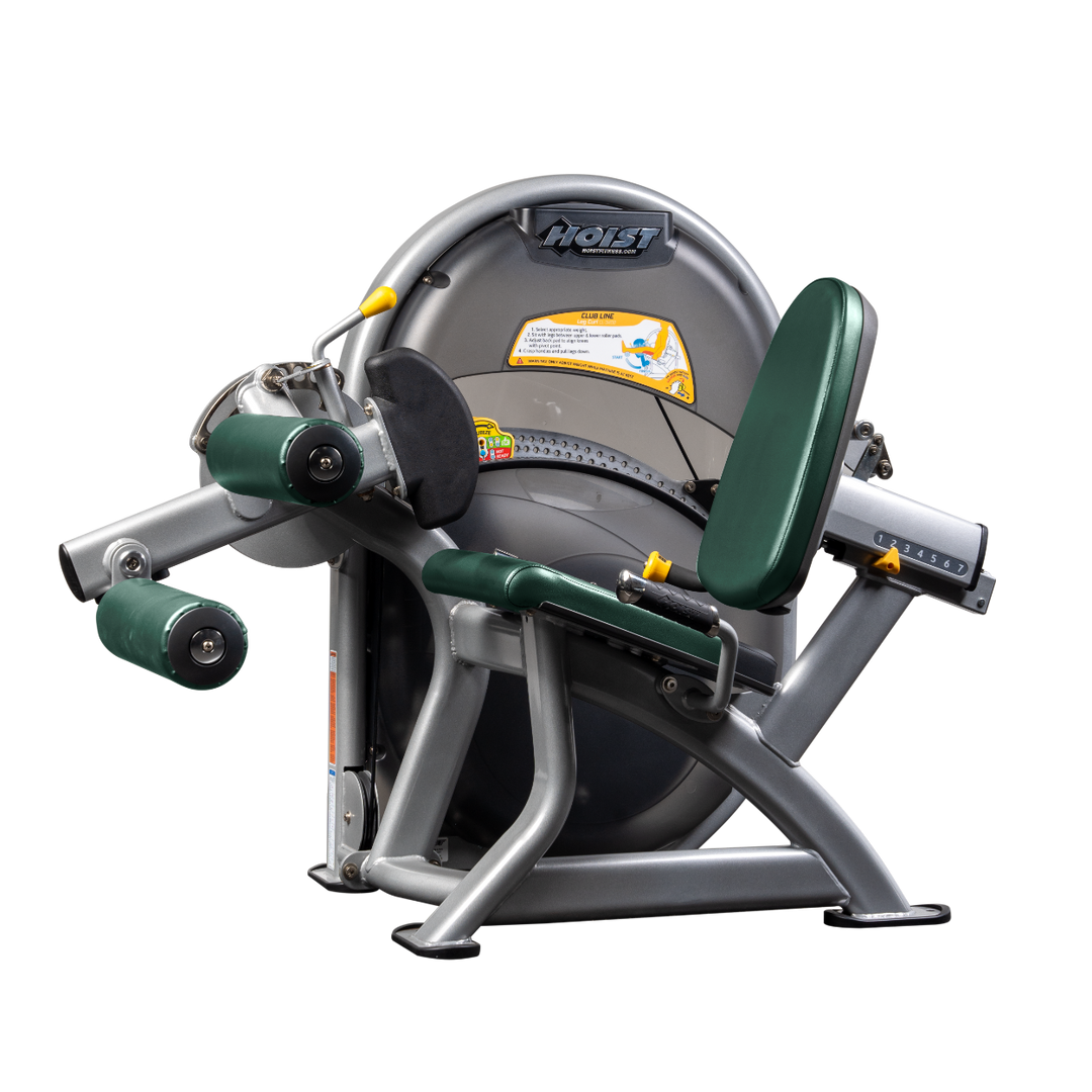 Platinum HGR Seated leg curl machine with padded rollers and adjustable back support for hamstring training